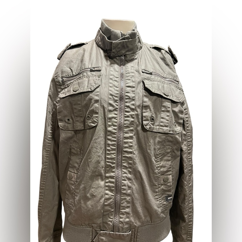 Men's Gray Utility Jacket